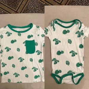 Kyte Baby 5T and 3-6mo Set in Monstera